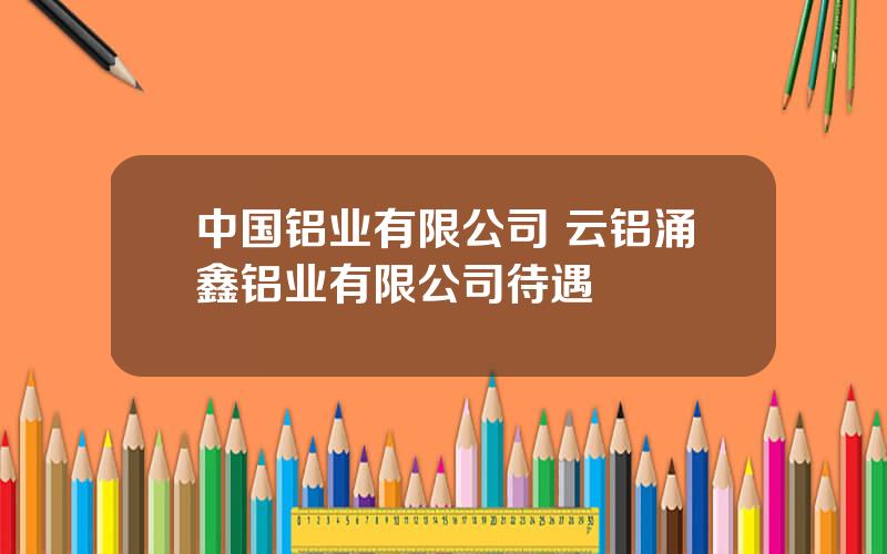 中国铝业有限公司 云铝涌鑫铝业有限公司待遇